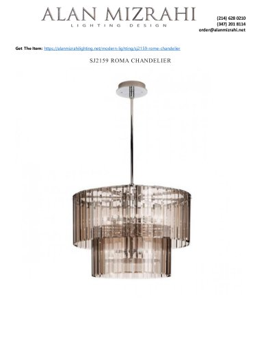 SJ2159 ROMA CHANDELIER