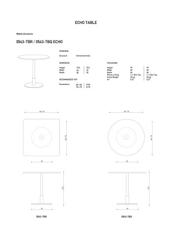 ECHO TABLE