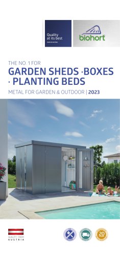 THE NO.1 FOR GARDEN SHEDS - BOXES - PLANTING BEDS