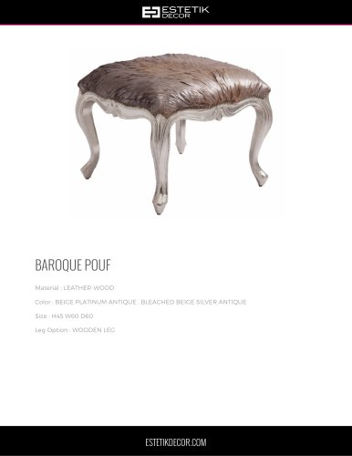 BAROQUE POUF