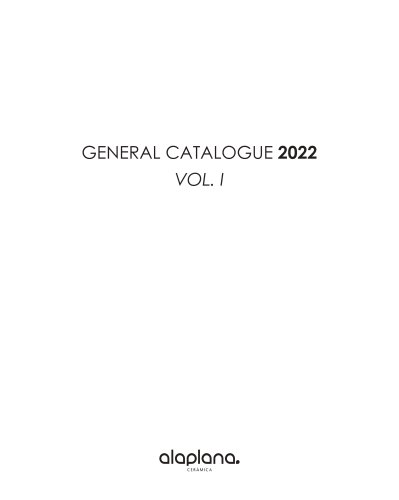 Catalogue General 2022 Vol. I