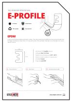 Window Seal E-Profile Technical Sheet