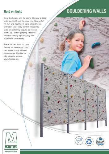 Bouldering walls