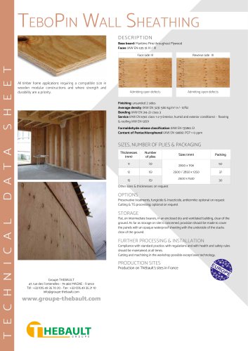 TeboPin Wall Sheathing