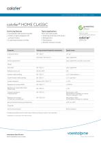 Data sheet colofer® HOME CLASSIC