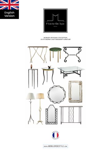 OUTSTANDING CRAFTSMANSHIP FURNITURE