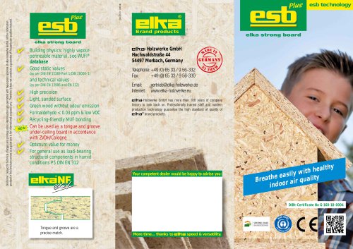 Product flyer esb Plus