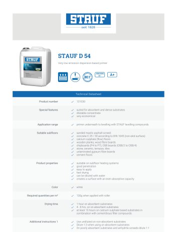 STAUF D 54