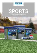 STAUF Product catalogue sports flooring adhesives