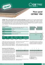 Floor panel CETRIS® PDI