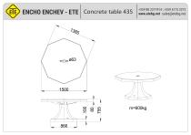 Concrete table 435