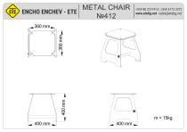 METAL CHAIR №412 