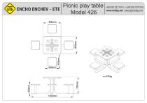 Picnic play table Model 426