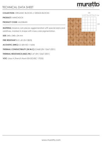 TECHNICAL DATA SHEET- MINICHOCK