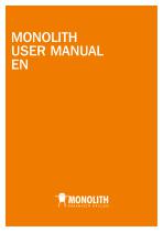 MONOLITH User Manual EN