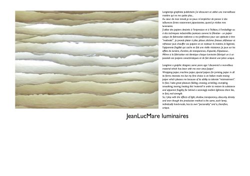 JeanLucMare luminaires Catalogue 2019