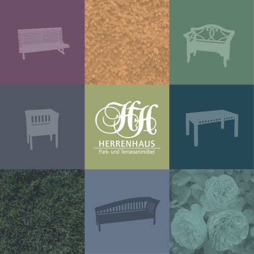 Katalog Herrenhaus Park und Terrassenmoebel