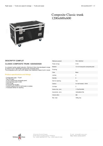 COMPOSITE CLASSIC TRUNK 1200X600X600