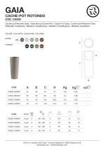 GAIA  CACHE-POT ROTONDO