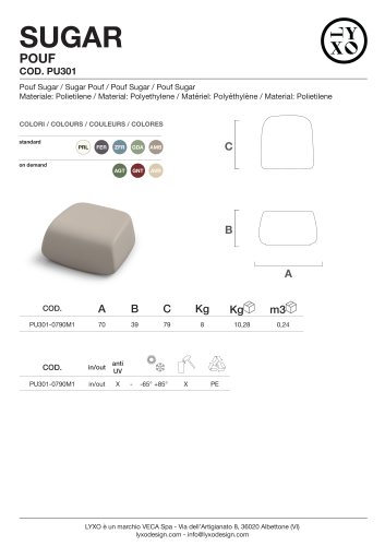 SUGAR  POUF