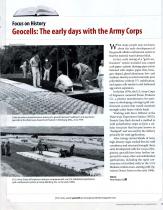 Geocells: The early days with the Army Corps