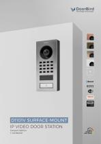 IP Video Door Station D1101V Surface-mount