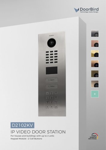 IP Video Door Station D2102KV