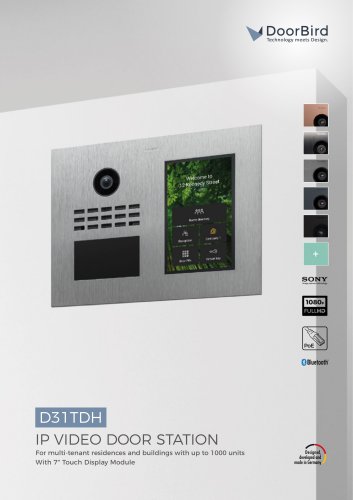 IP Video Door Station D31TDH