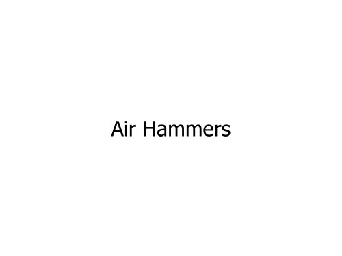 Air Hammers