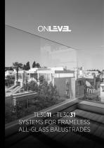 TL3011 - TL3031 SYSTEMS FOR FRAMELESS ALL-GLASS BALUSTRADES