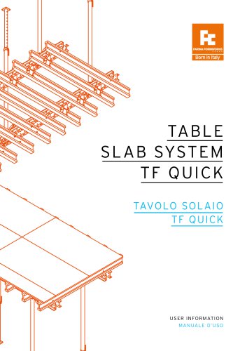 TABLE SLAB SYSTEM TF QUICK