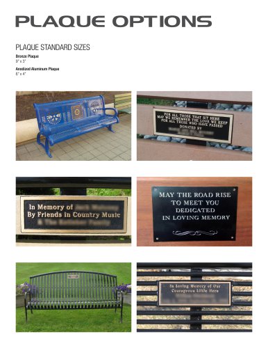 PLAQUE OPTIONS