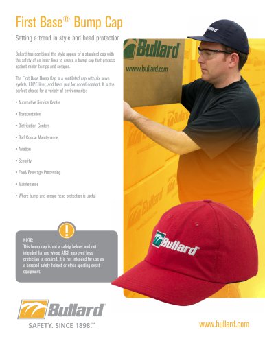 First Base® Bump Cap