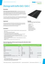 Drainage with buffer Q40 / Q40-C
