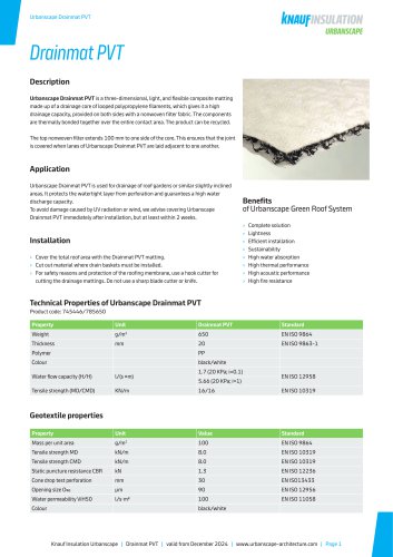 Drainmat PVT