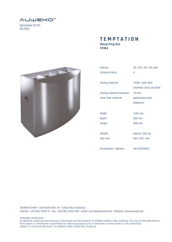 Datasheet Auweko FFW4