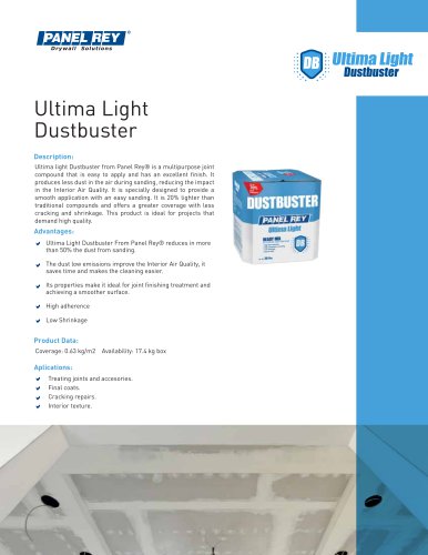 ULTIMA LIGHT DUSTBUSTER TDS