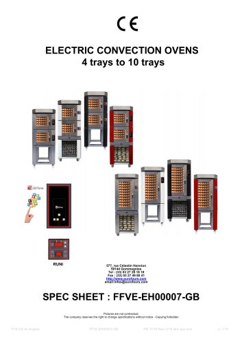 ELECTRIC CONVECTION OVENS