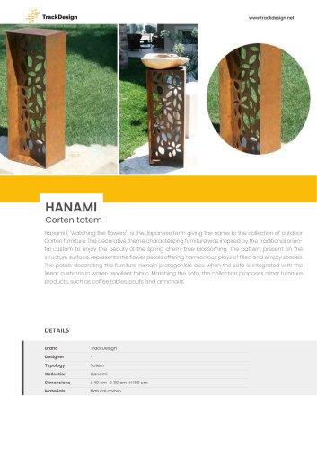 HANAMI Corten totem