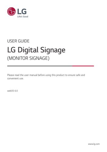 LG 43UH5J-H User's Manual