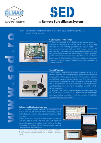 SED - Remote Surveillance System