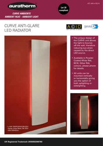 CURVE ANTI-GLARE LED RADIATOR