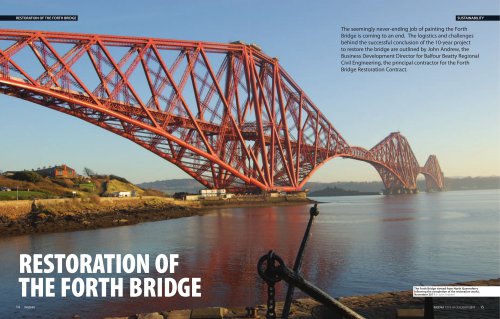 RESTORATION OF THE FORTH BRIDGE