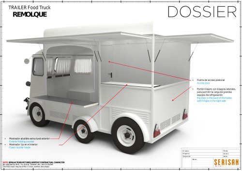 Food truck trailer