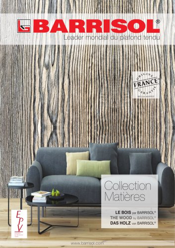 Collection Matières The Wood by BARRISOL