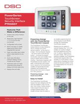 PowerSeries TouchScreen Security Interface PTK5507