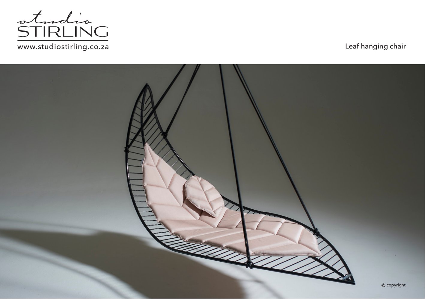 Studio Stirling LEAF hanging chair/lounger - Studio Stirling