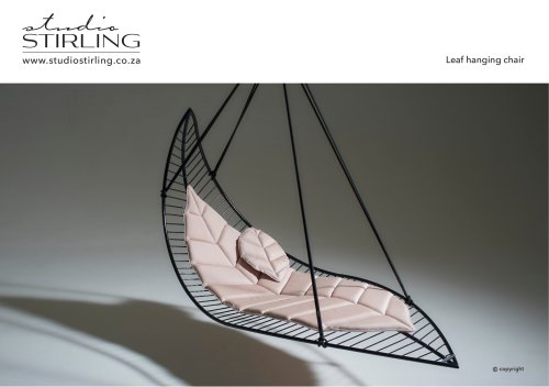 Studio Stirling LEAF hanging chair/lounger
