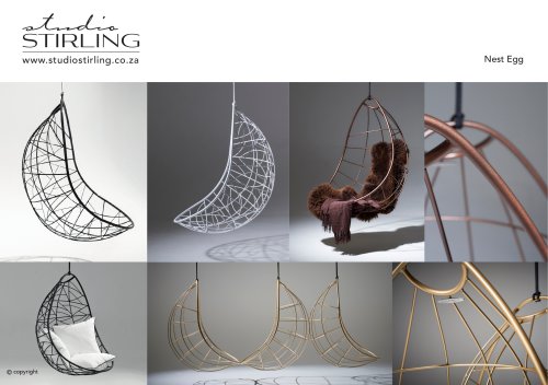 Studio Stirling NEST EGG hanging chair