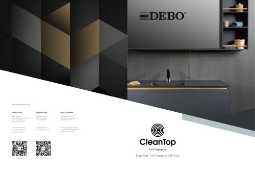 CleanTop Anti-fingerprint HPL